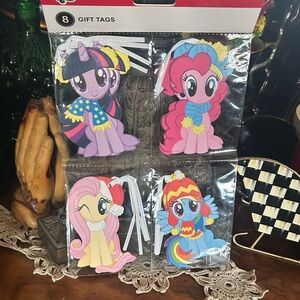 My Little Pony Christmas Holiday Gift Tags 8 Pack NWT